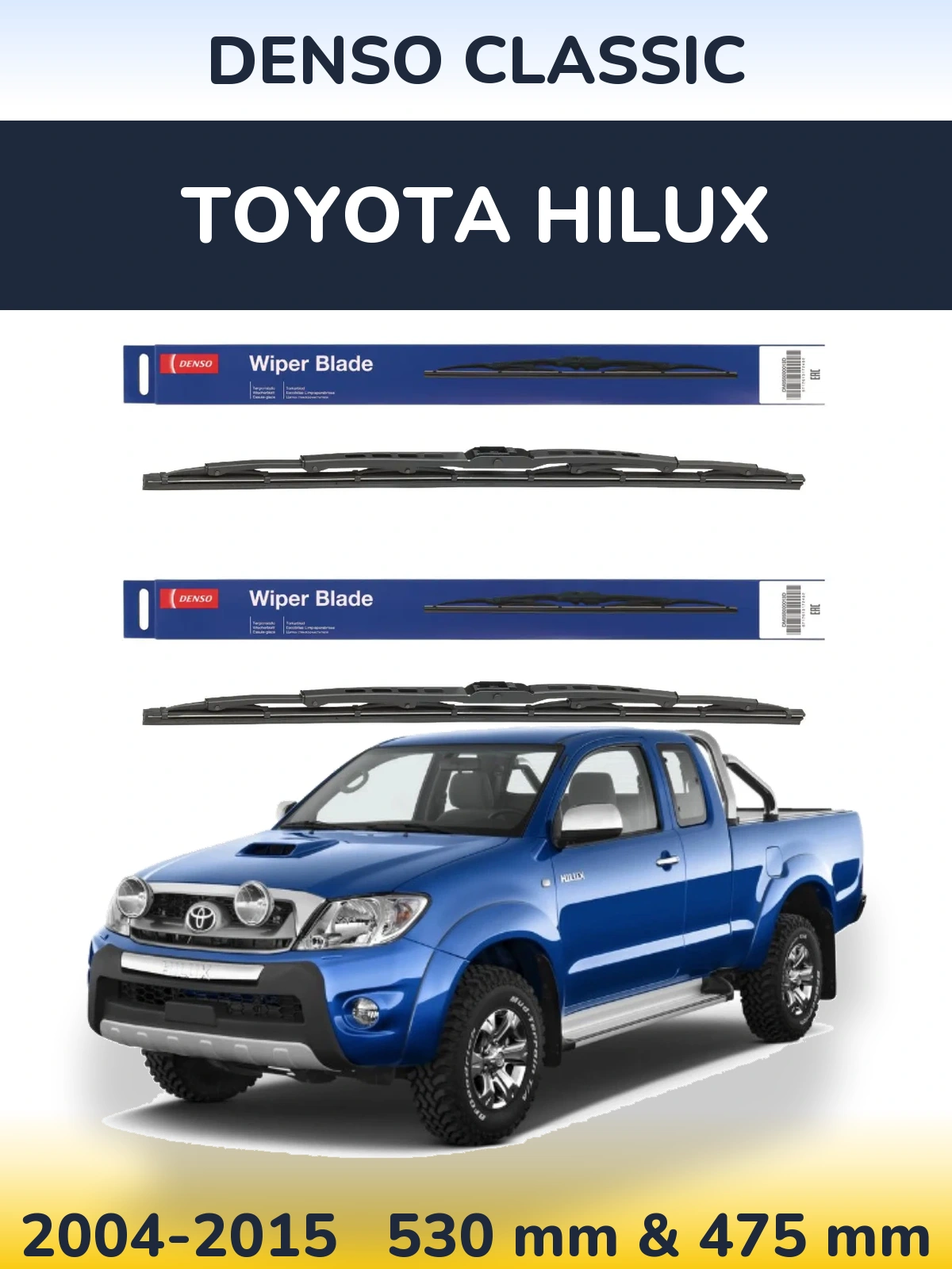 Torkarblad Denso Classic för Toyota Hilux