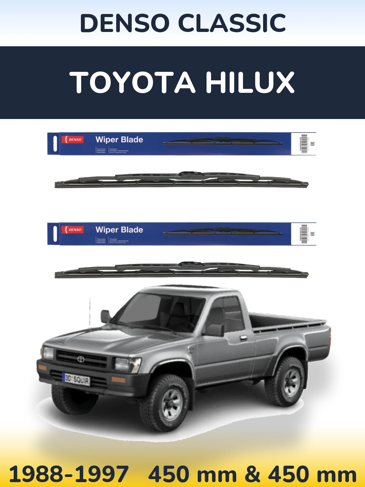 Torkarblad Denso Classic för Toyota Hilux
