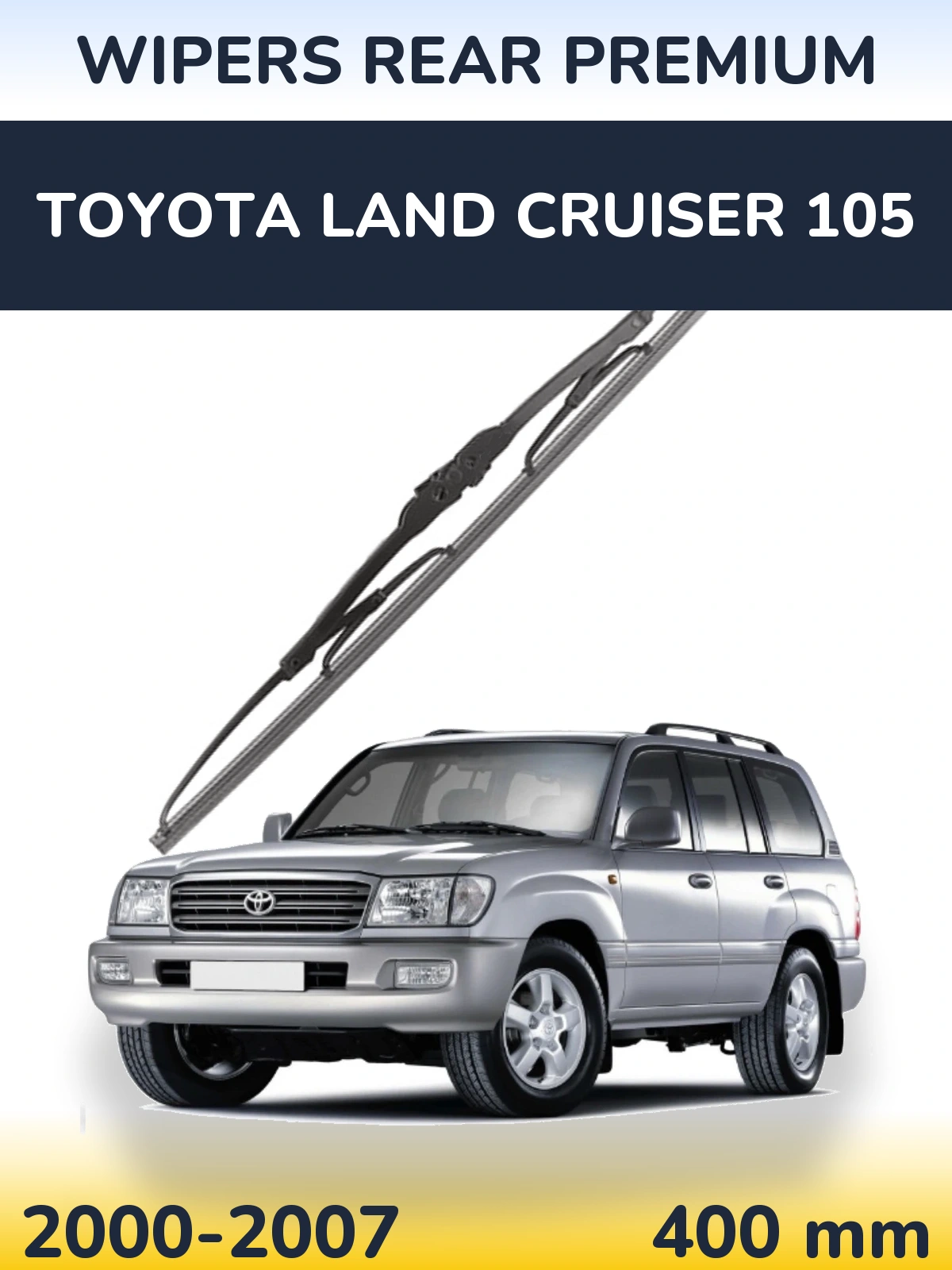 Задня щітка WIPERS REAR PREMIUM 400 мм для Toyota Land Cruiser 105 2000-2007