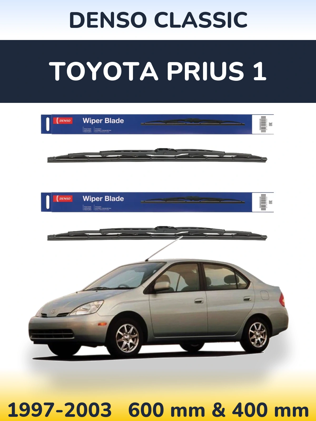 Torkarblad Denso Classic för Toyota Prius 1