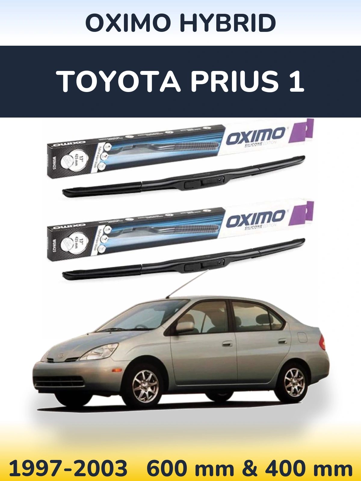 Torkarblad Oximo Hybrid för Toyota Prius 1