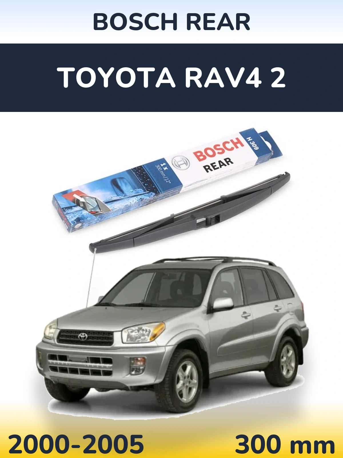Torkarblad BOSCH Rear för Toyota RAV4 2