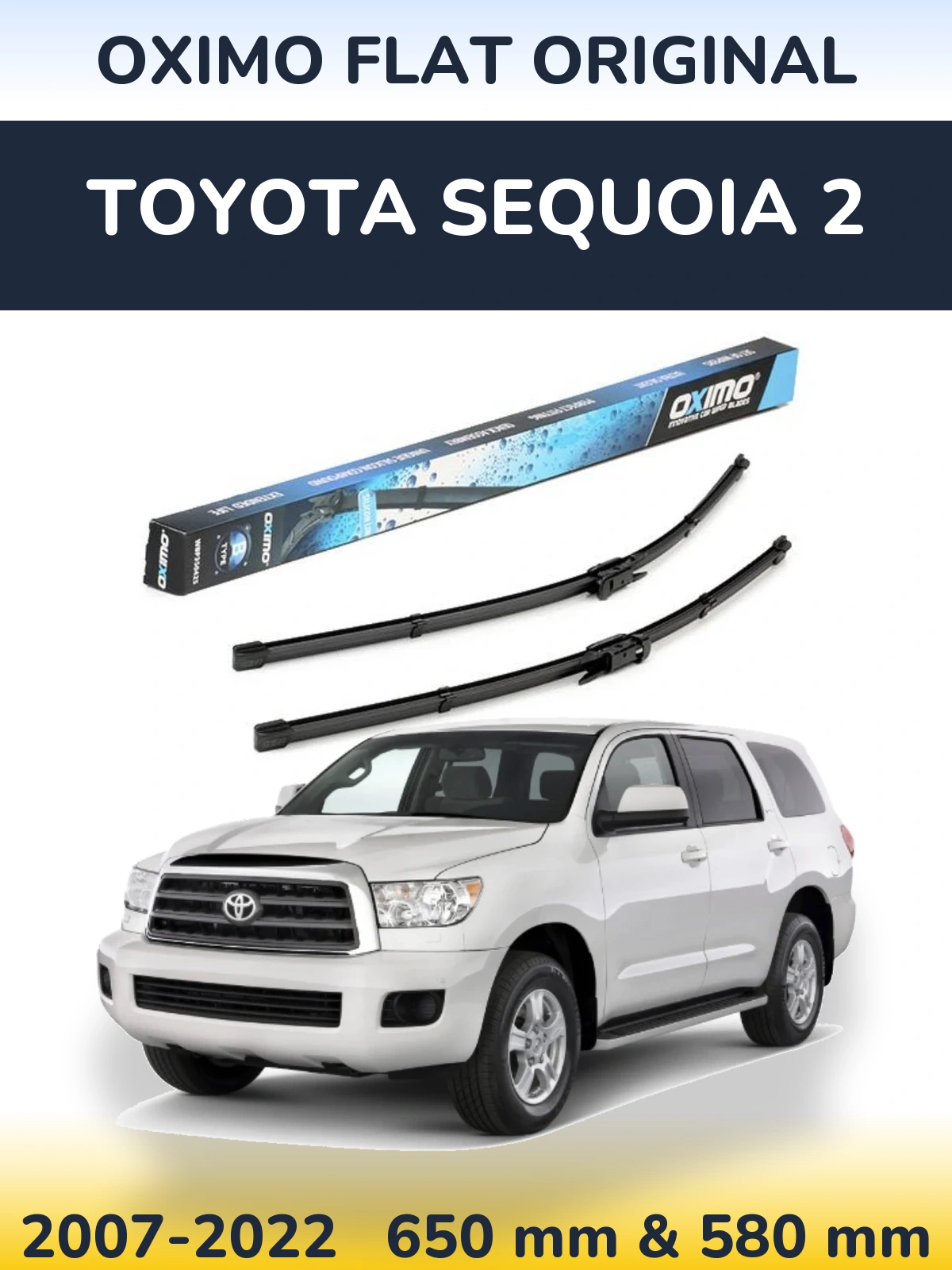 Torkarblad Oximo Flat Original för Toyota Sequoia 2