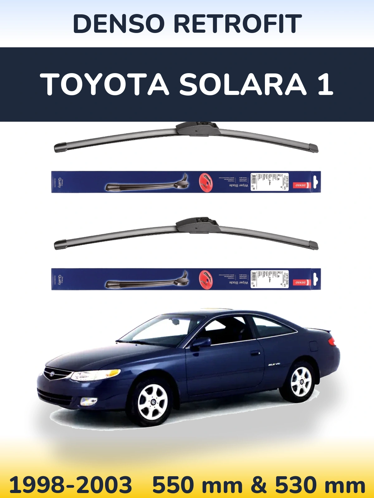 Torkarblad Denso Retrofit för Toyota Solara 1