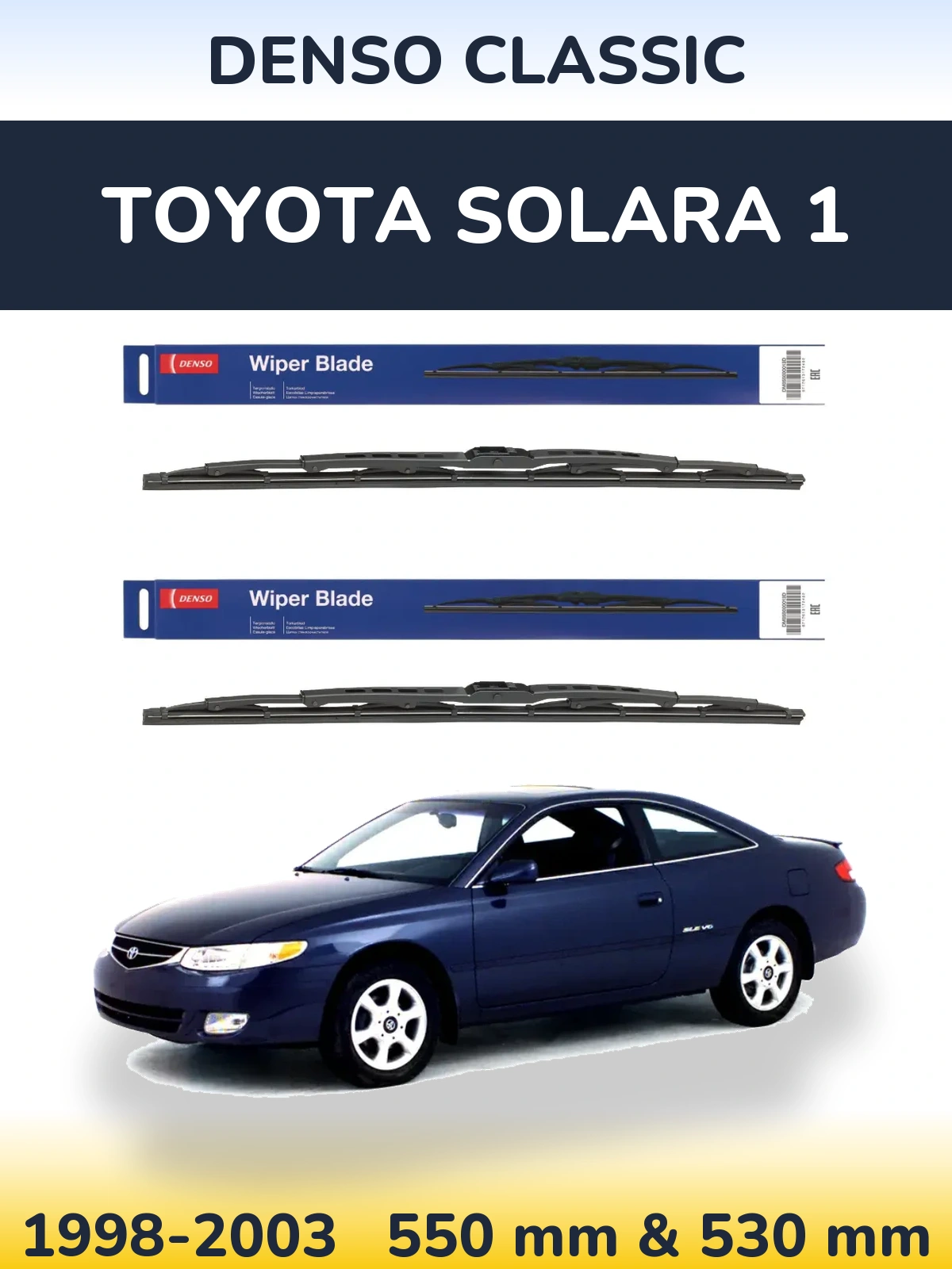 Torkarblad Denso Classic för Toyota Solara 1