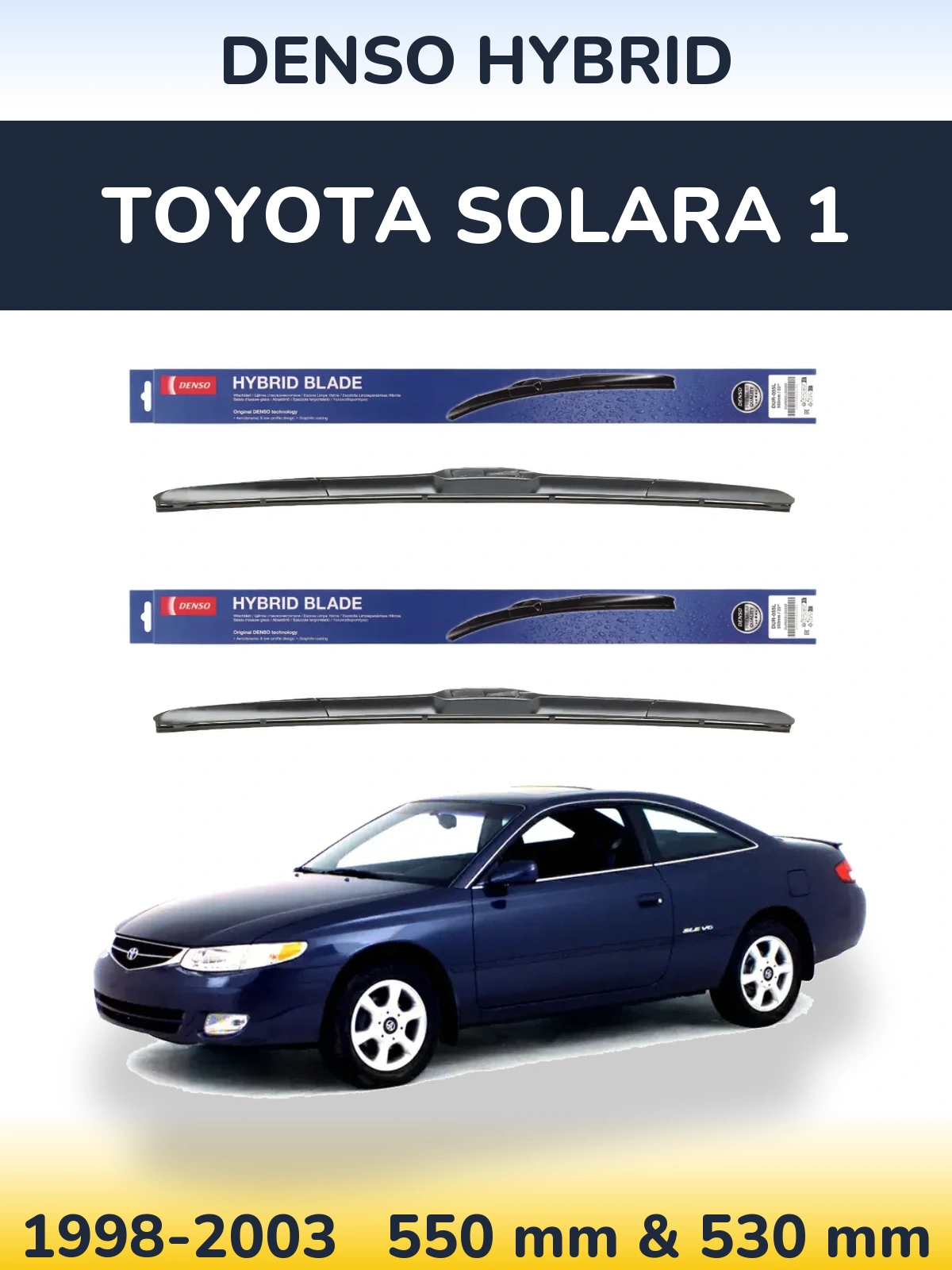 Torkarblad Denso Hybrid för Toyota Solara 1