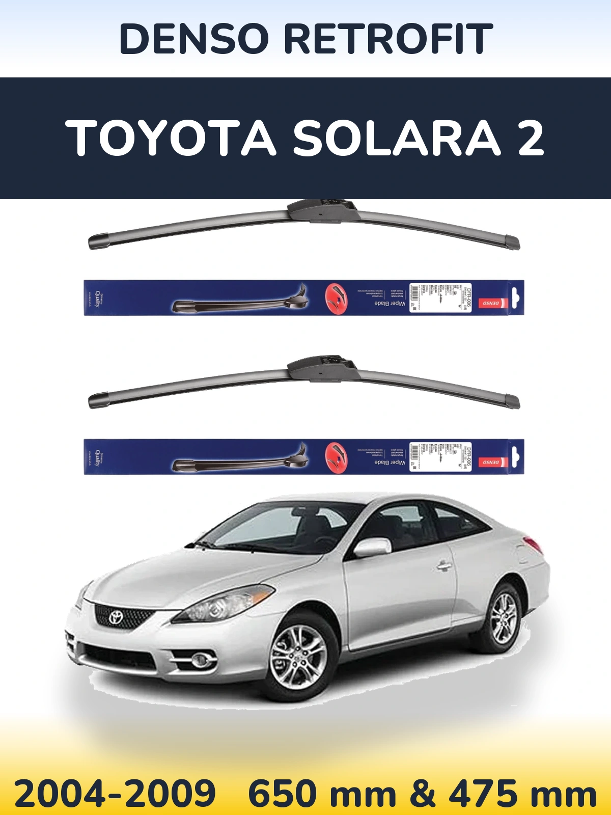 Torkarblad Denso Retrofit för Toyota Solara 2