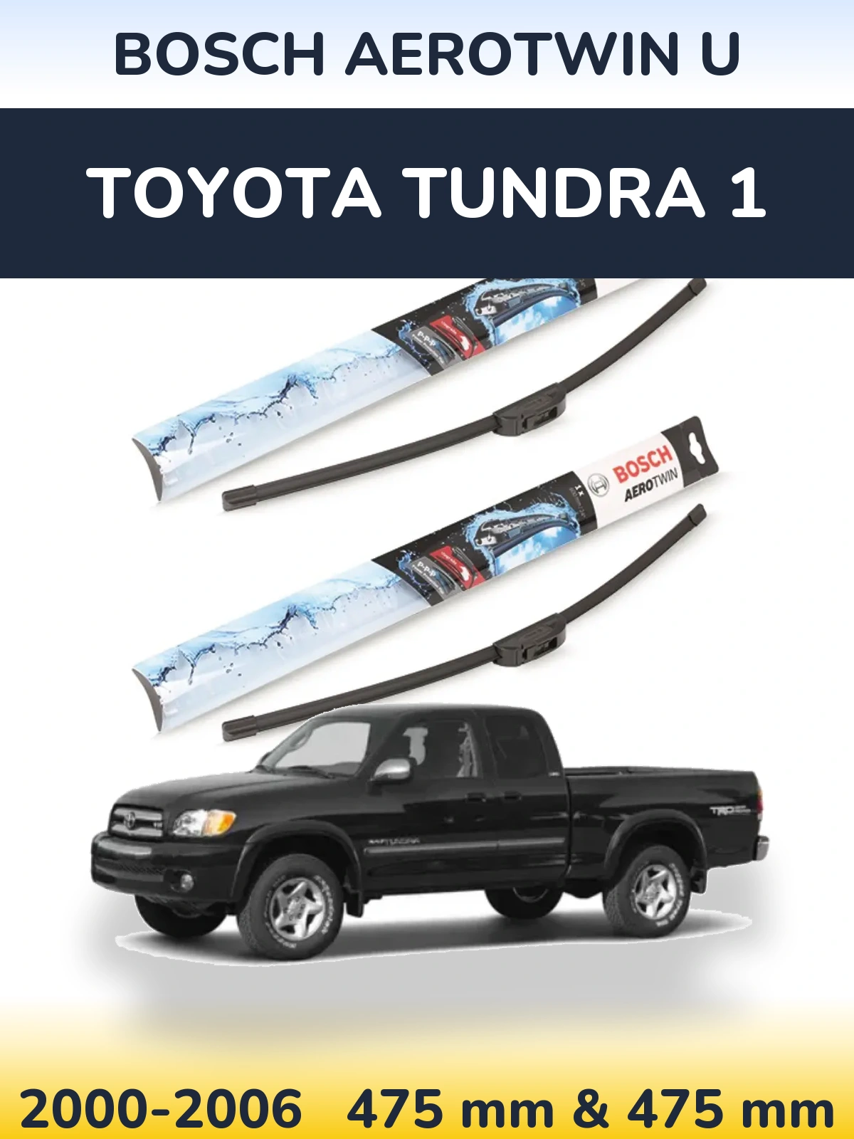 Torkarblad BOSCH AeroTwin U för Toyota Tundra 1
