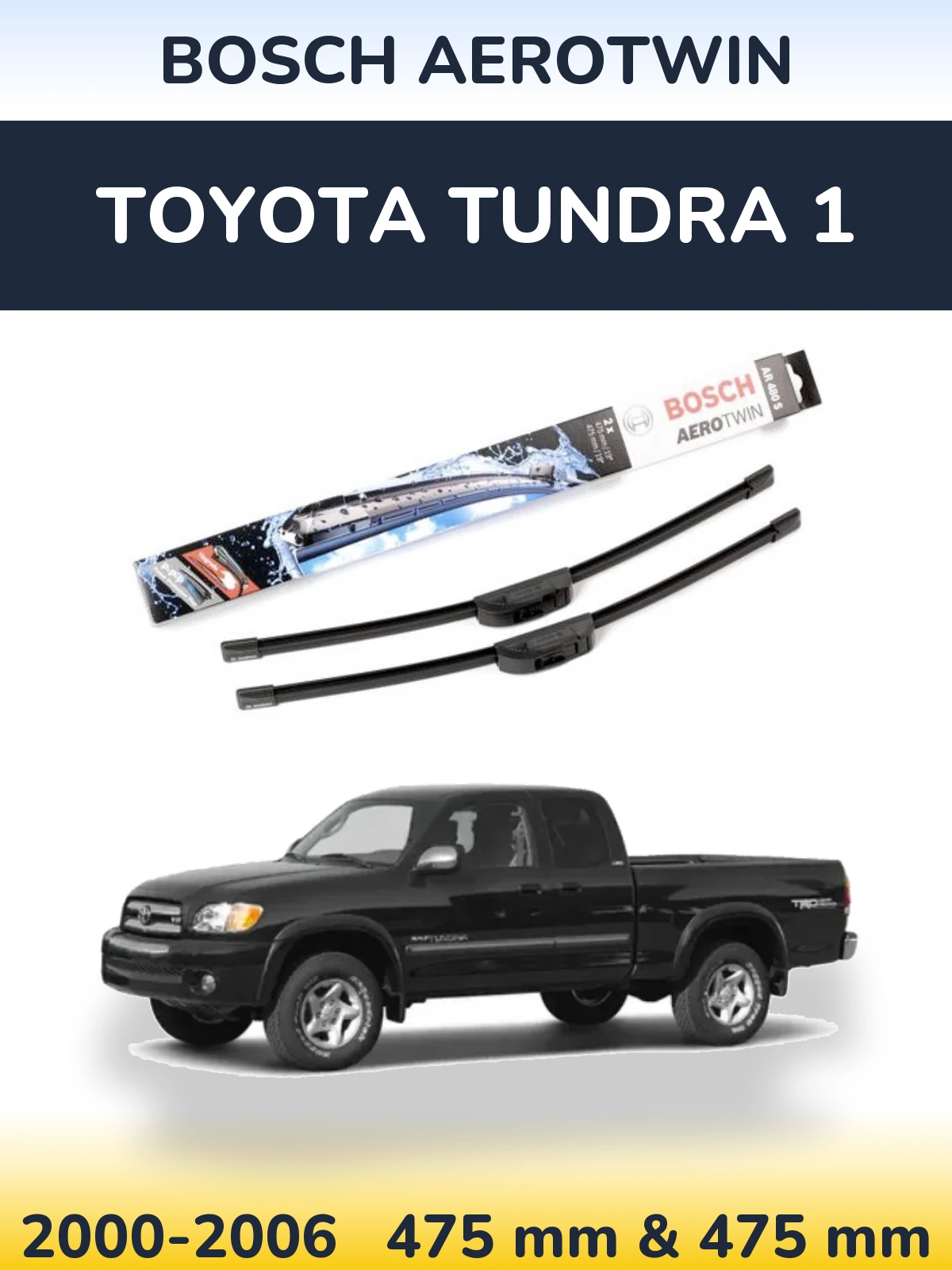 Torkarblad BOSCH AeroTwin för Toyota Tundra 1