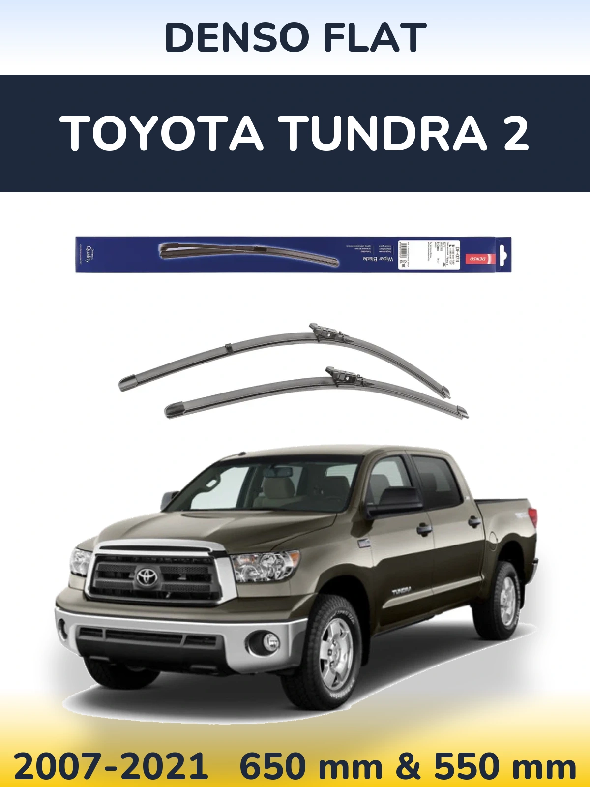 Torkarblad Denso Flat för Toyota Tundra 2