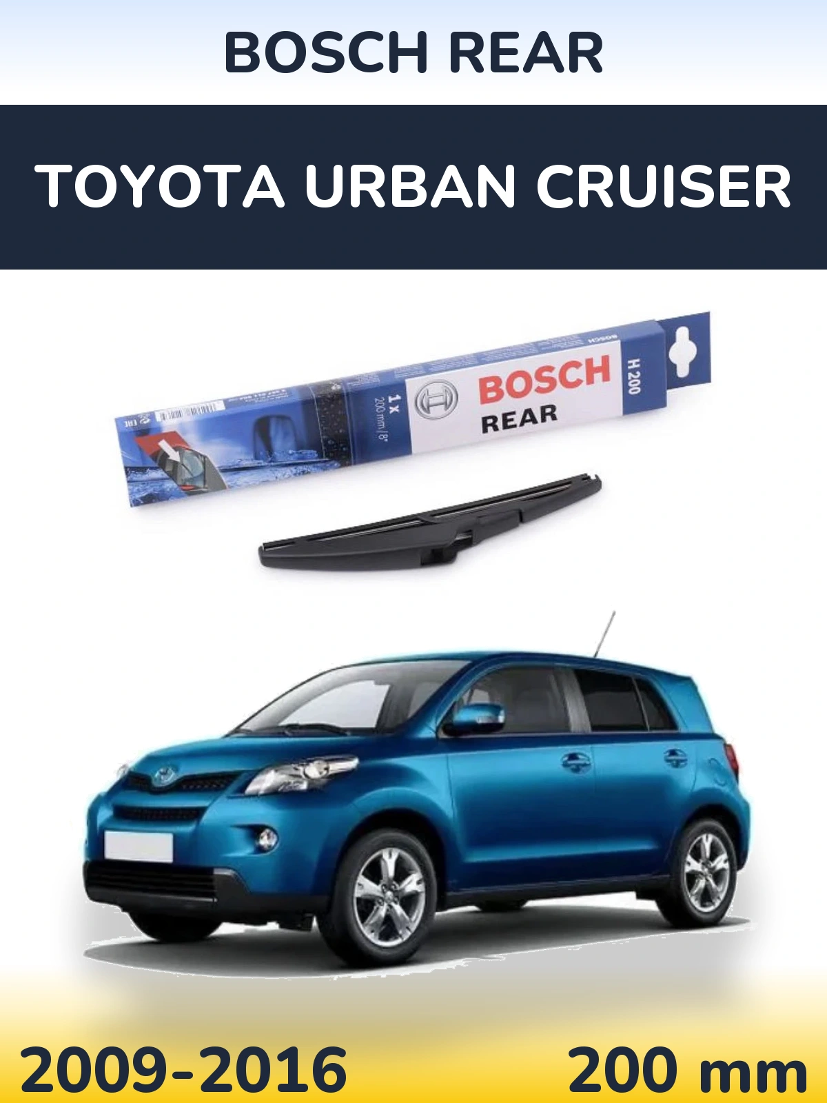 Torkarblad BOSCH Rear för Toyota Urban Cruiser