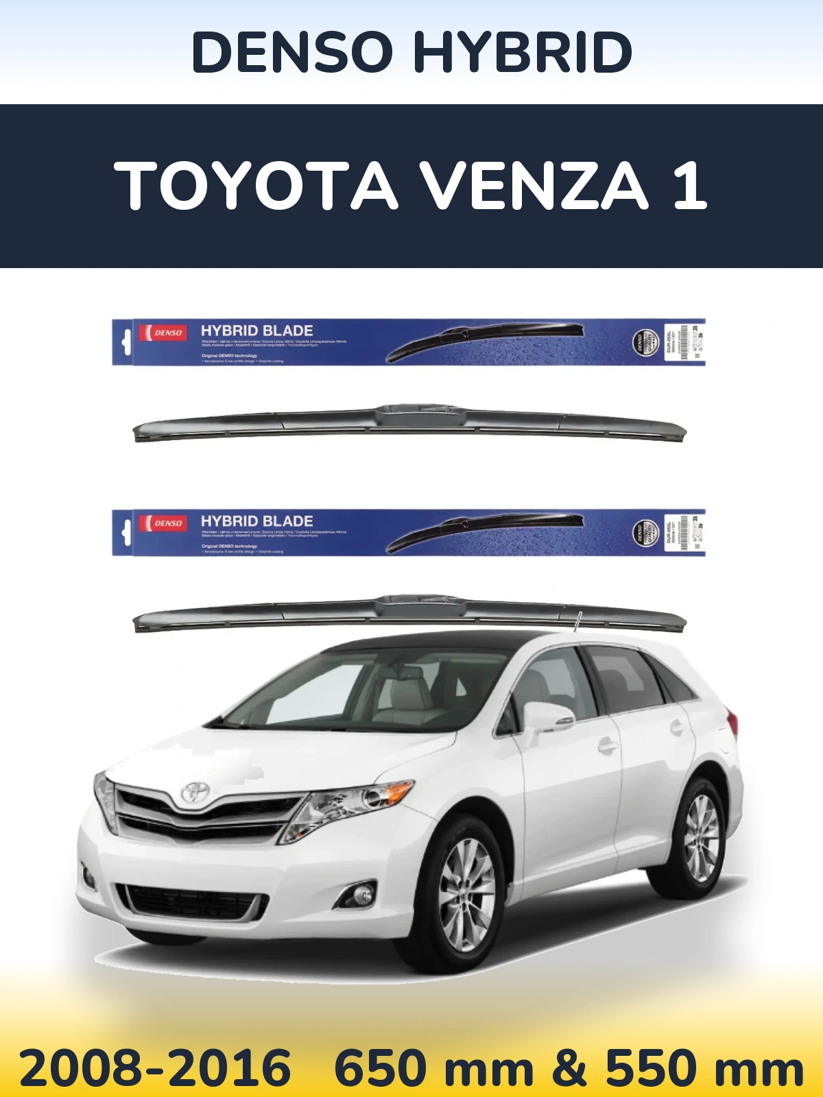 Torkarblad Denso Hybrid för Toyota Venza 1