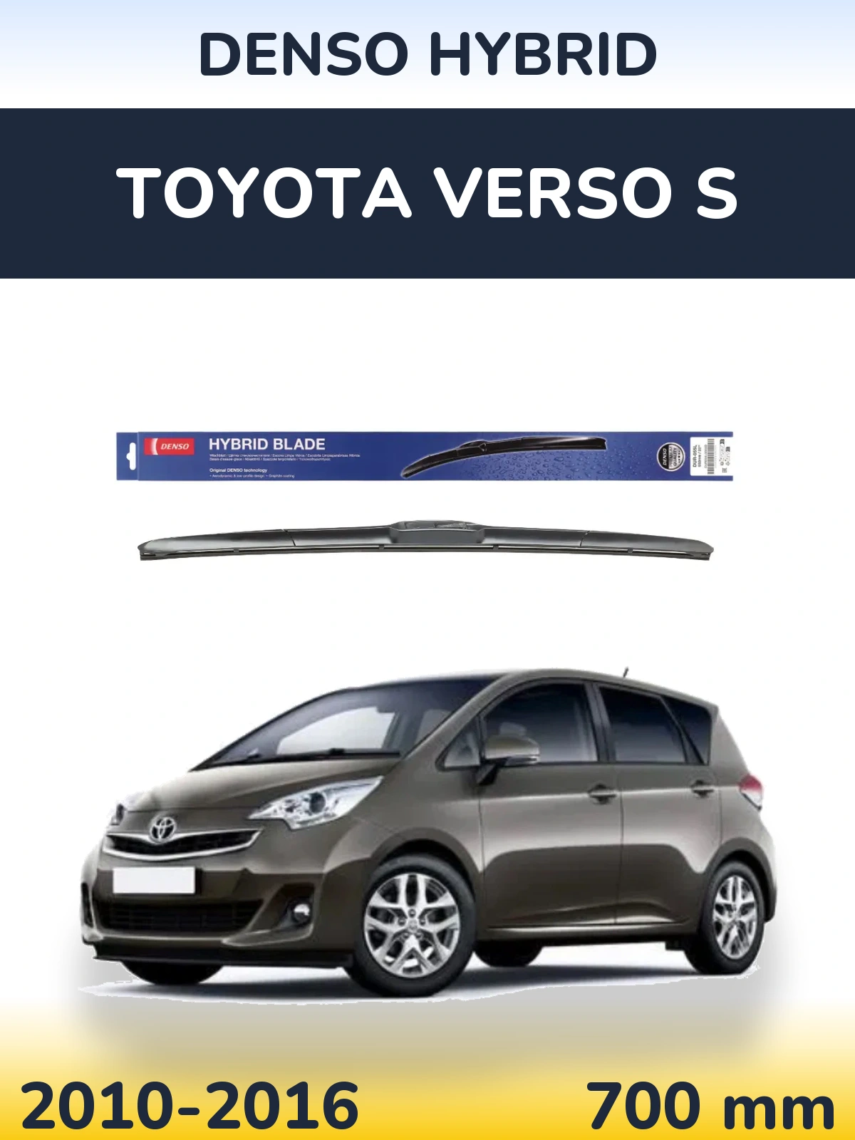 Torkarblad Denso Hybrid för Toyota Verso S