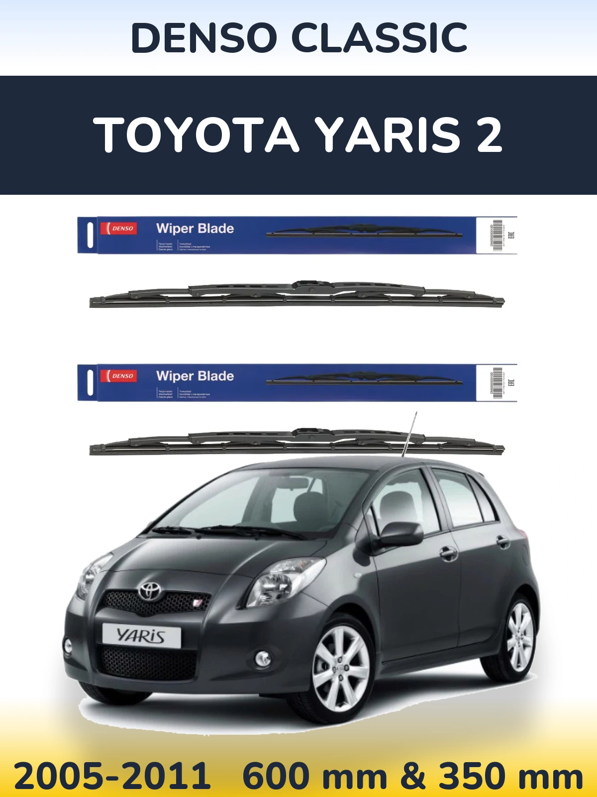 Torkarblad Denso Classic för Toyota Yaris 2