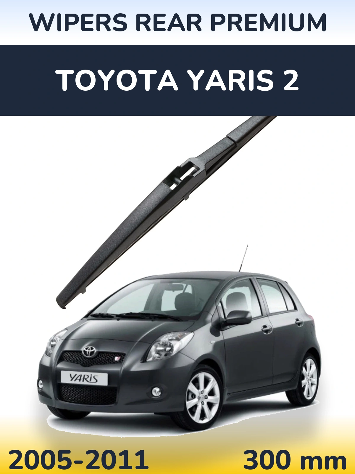 Torkarblad WIPERS REAR PREMIUM för Toyota Yaris 2