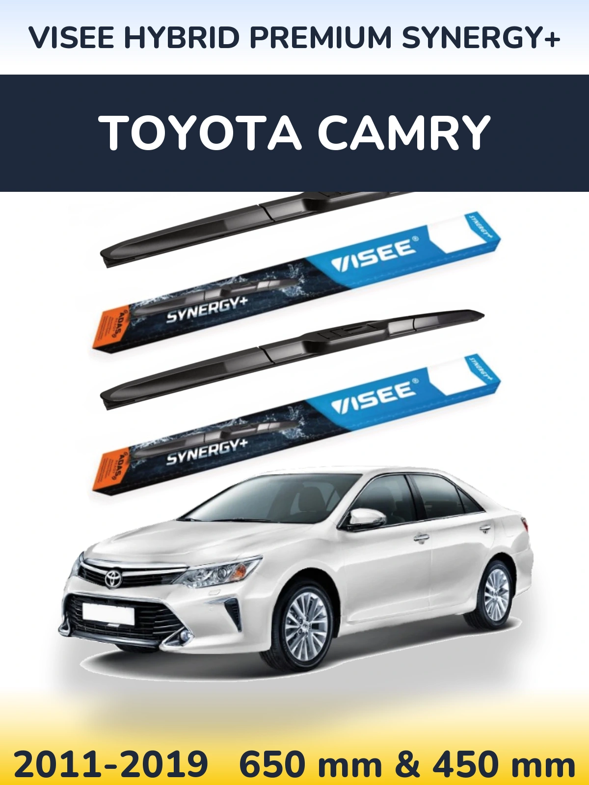 Torkarblad VISEE HYBRID PREMIUM SYNERGY+ för Toyota Camry
