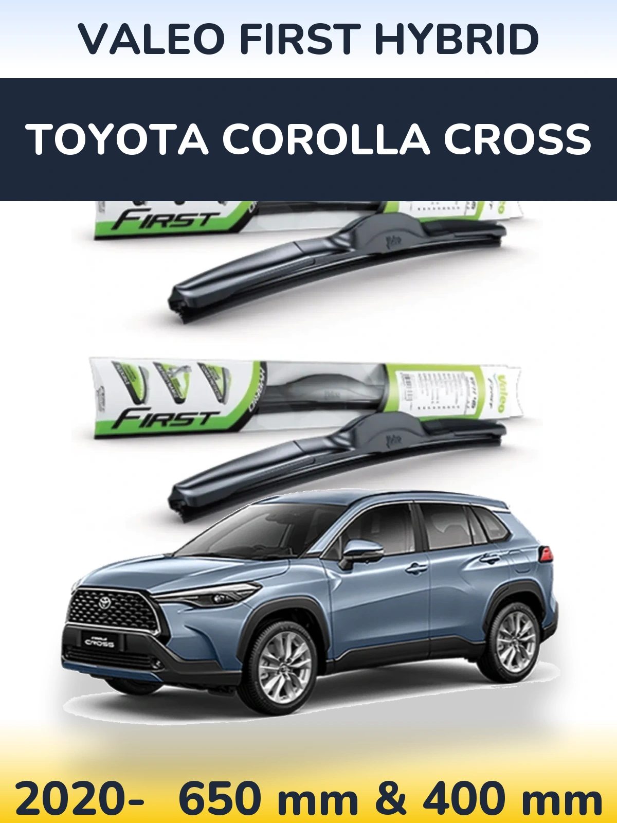 Torkarblad Valeo First Hybrid för Toyota Corolla Cross