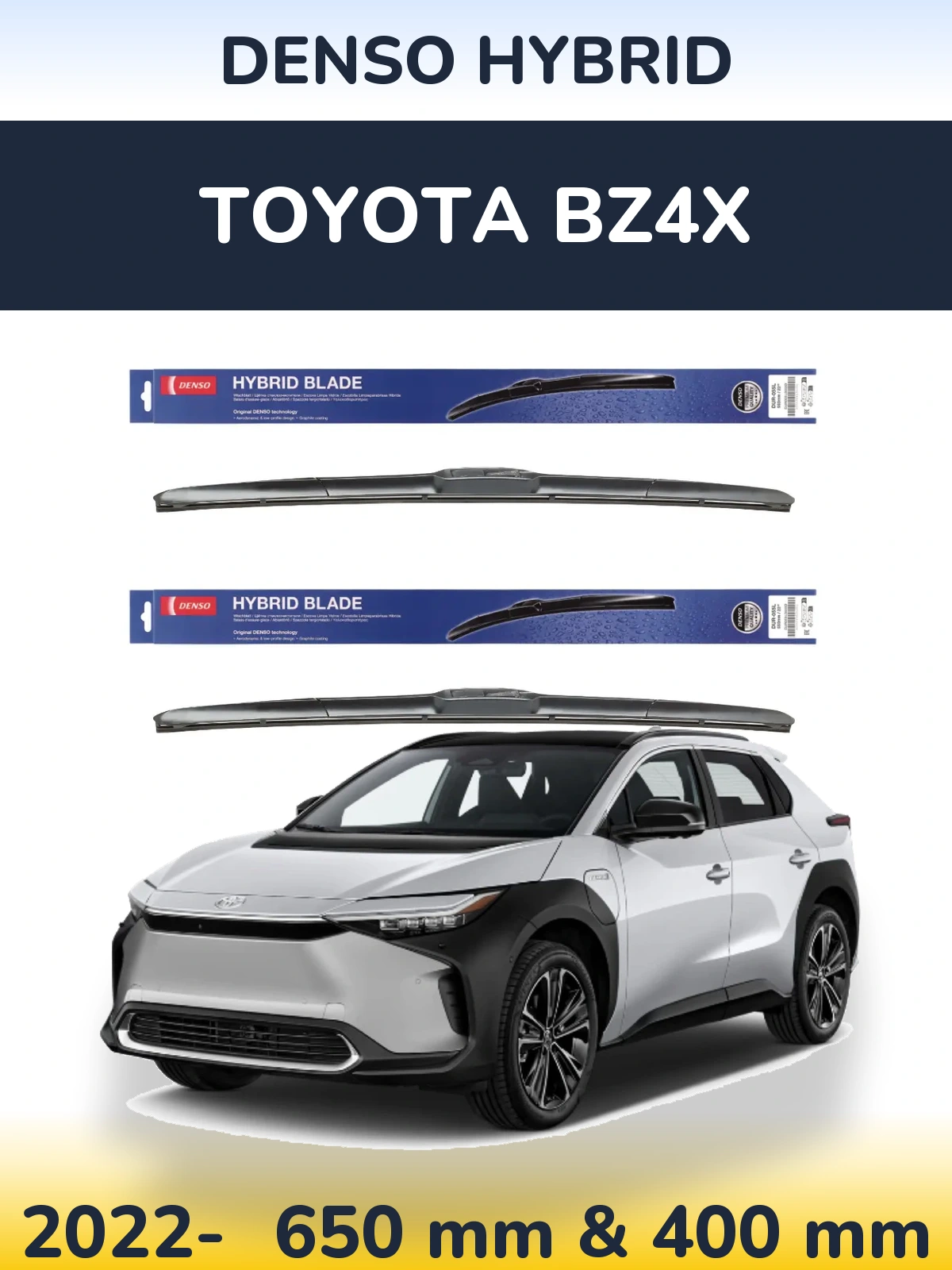 Torkarblad Denso Hybrid för Toyota bZ4X