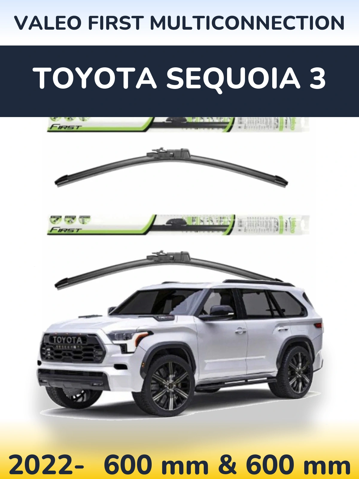 Torkarblad Valeo First MultiConnection för Toyota Sequoia 3