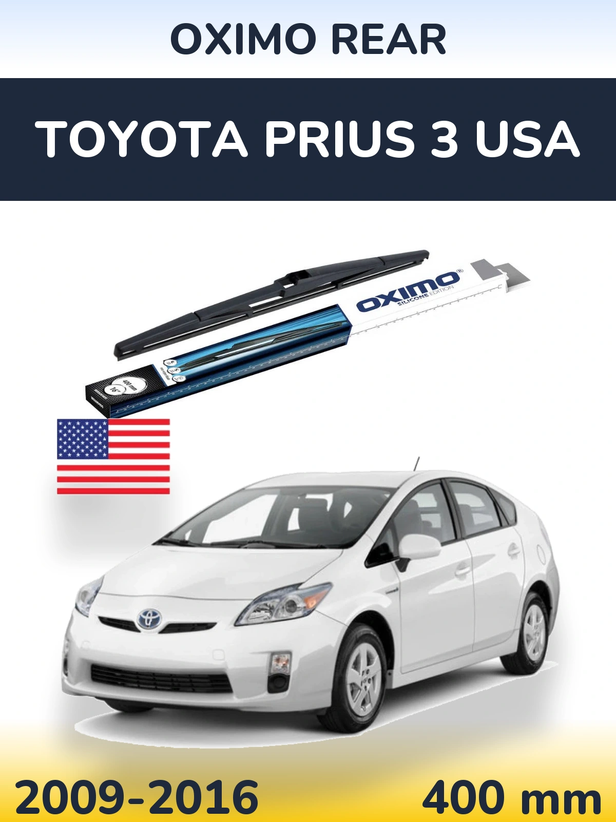 Torkarblad Oximo Rear för Toyota Prius 3 USA