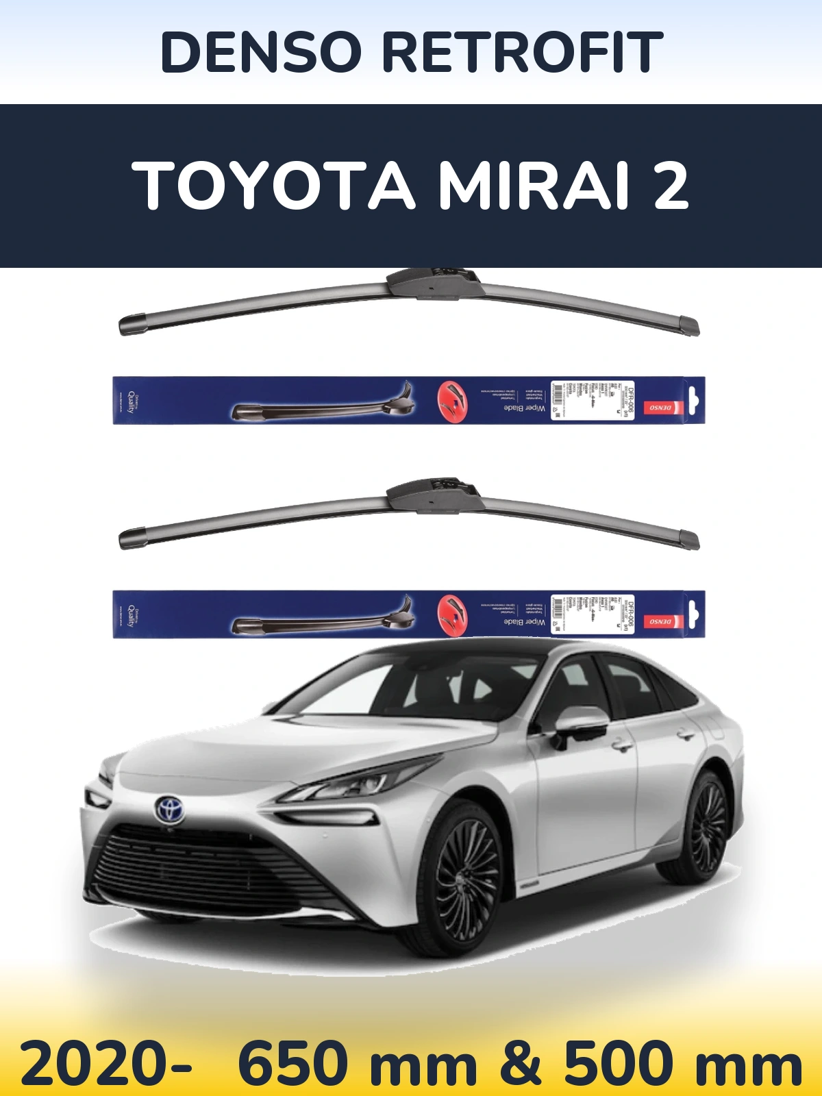 Torkarblad Denso Retrofit för Toyota Mirai 2