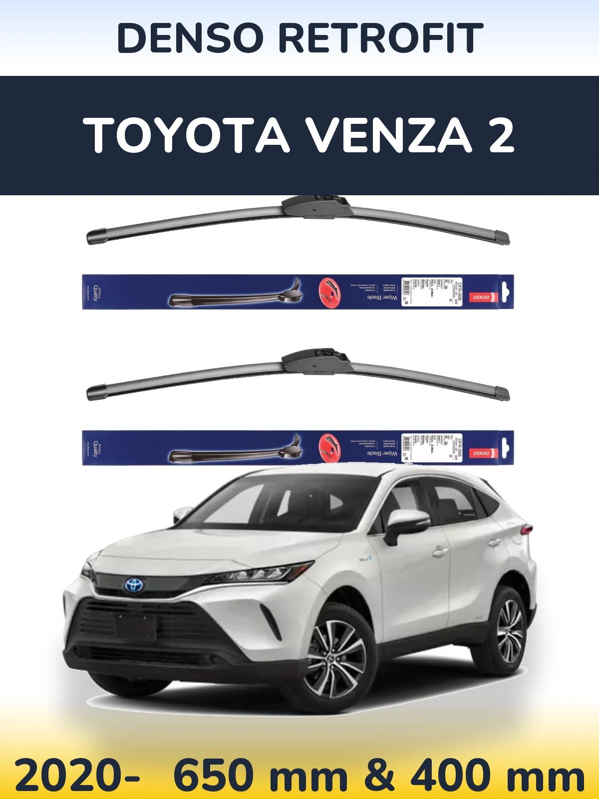 Torkarblad Denso Retrofit för Toyota Venza 2