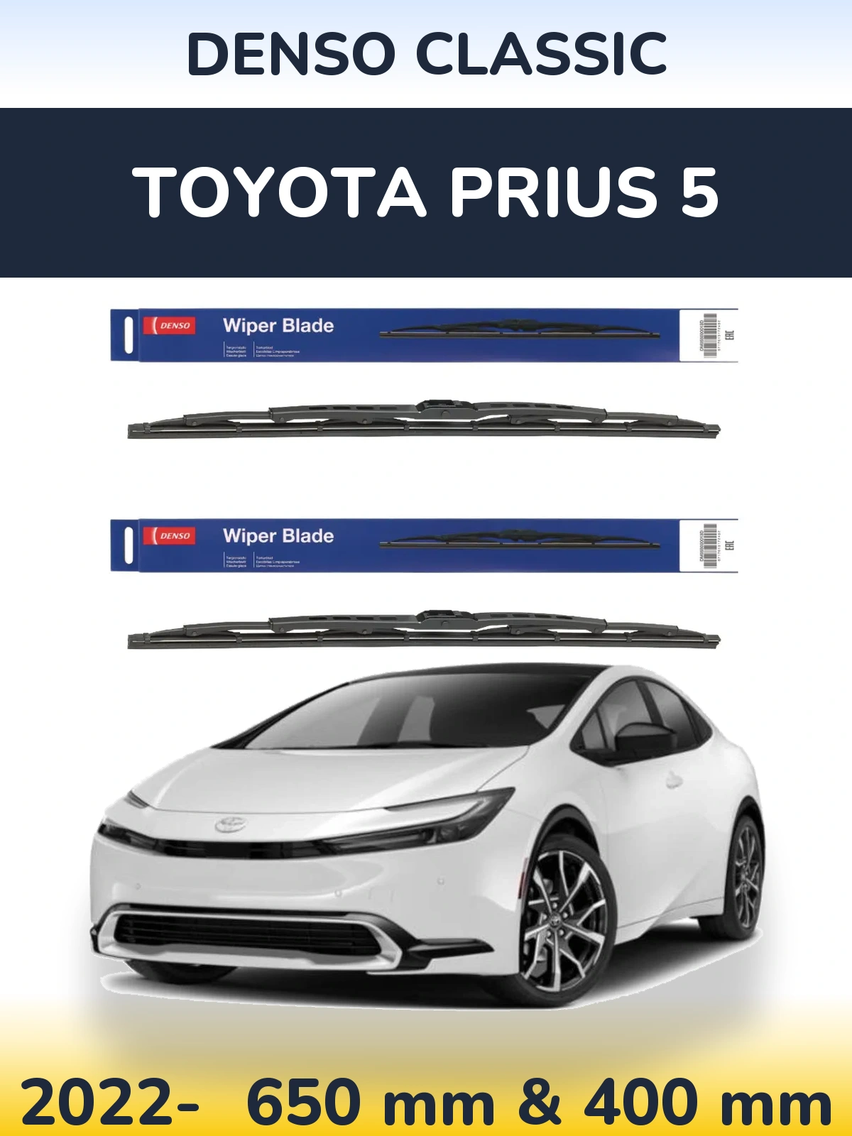 Torkarblad Denso Classic för Toyota Prius 5
