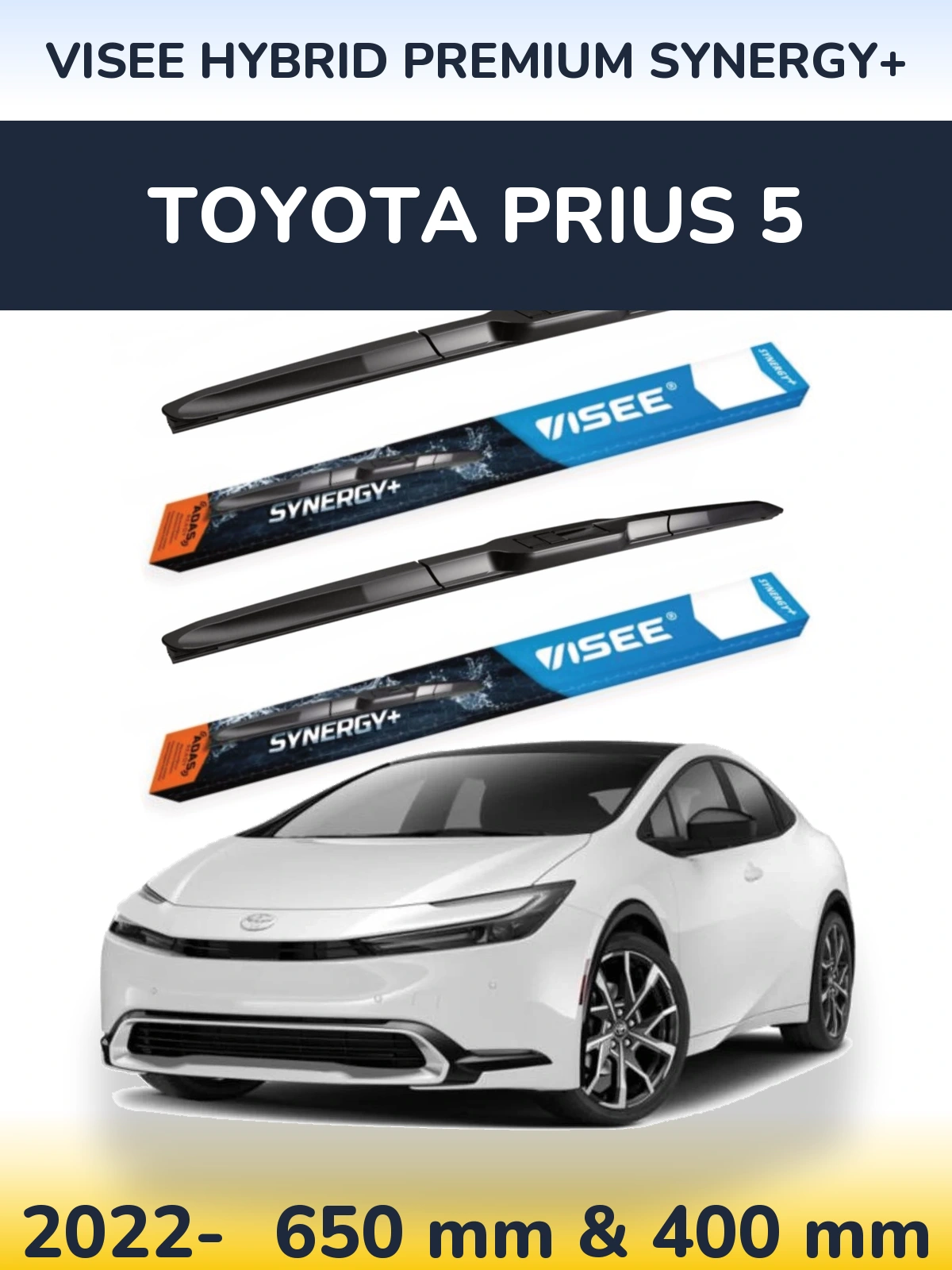 Torkarblad VISEE HYBRID PREMIUM SYNERGY+ för Toyota Prius 5