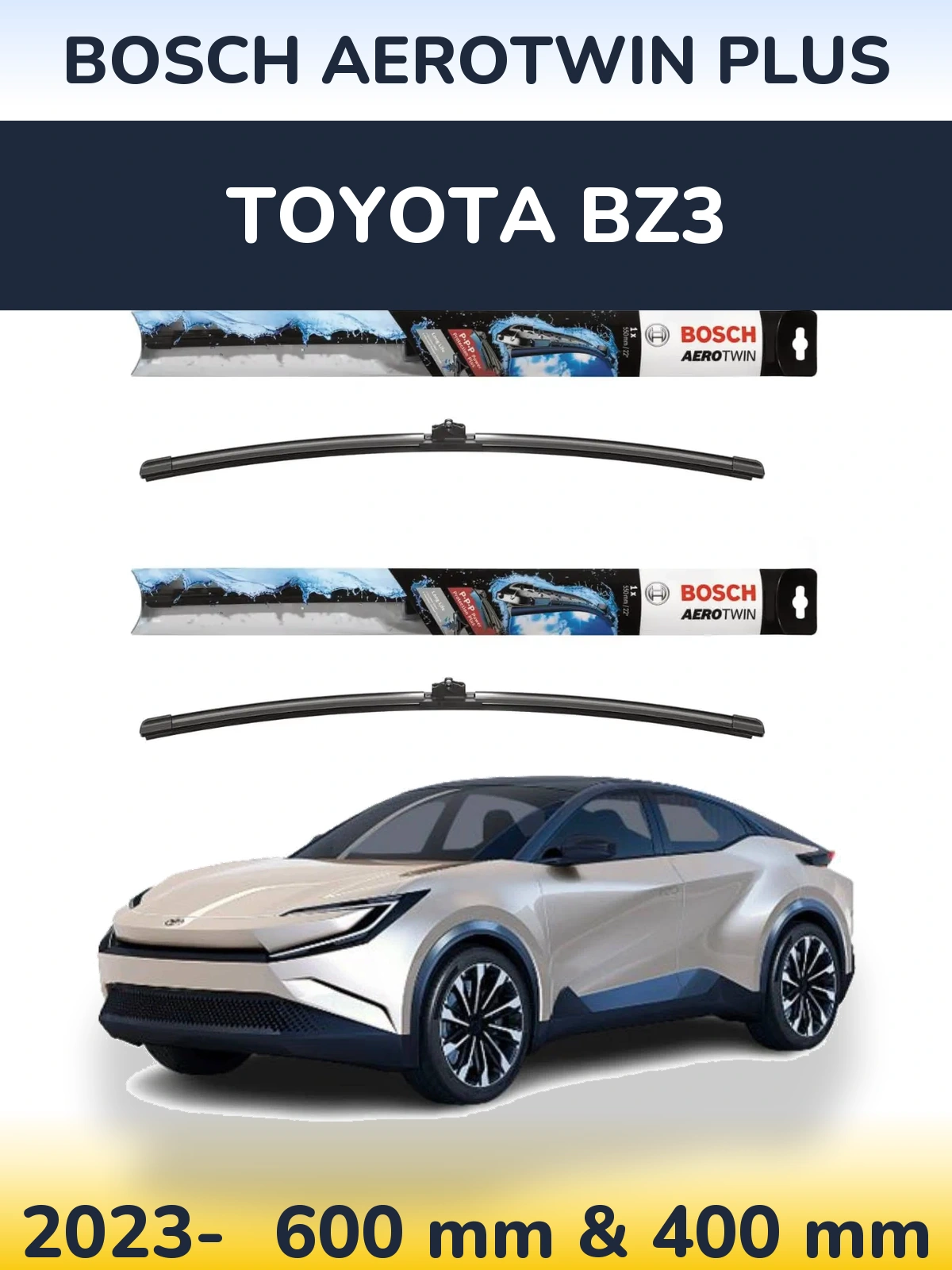Torkarblad BOSCH AeroTwin Plus för Toyota bZ3