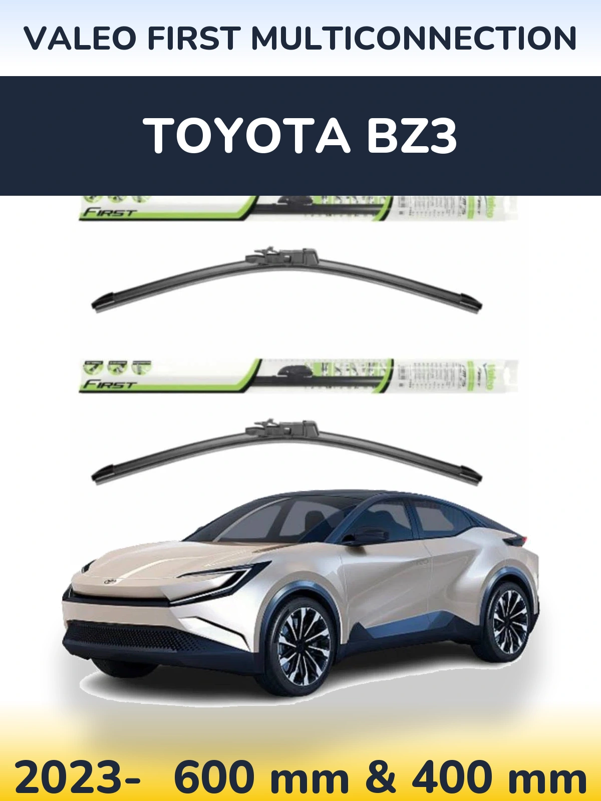 Torkarblad Valeo First MultiConnection för Toyota bZ3