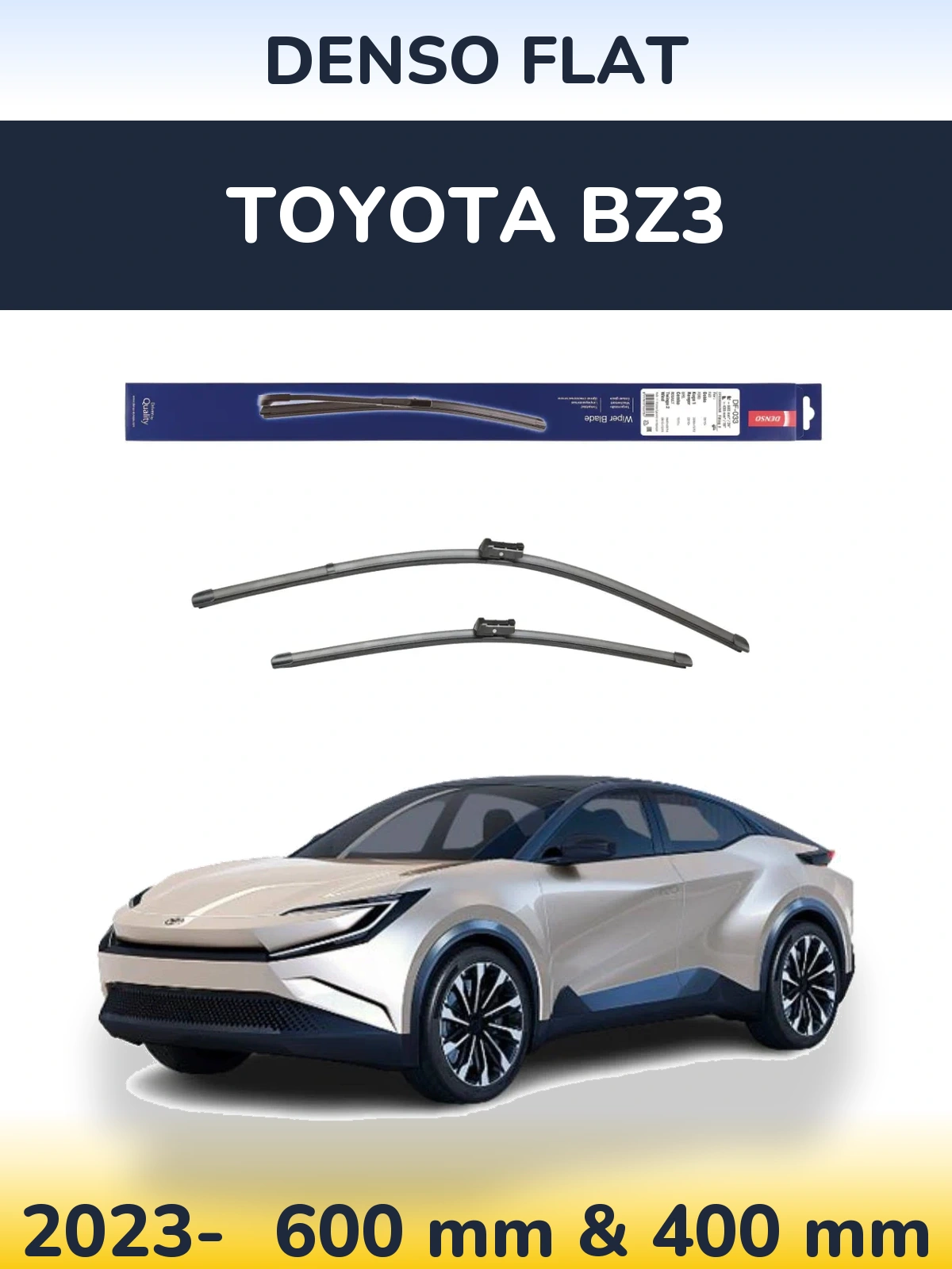 Torkarblad Denso Flat för Toyota bZ3