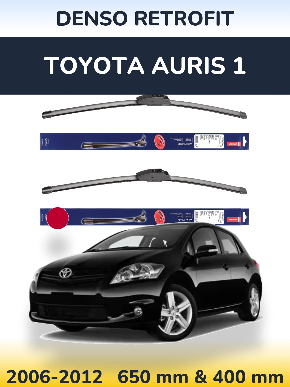 Torkarblad Denso Retrofit för Toyota Auris 1