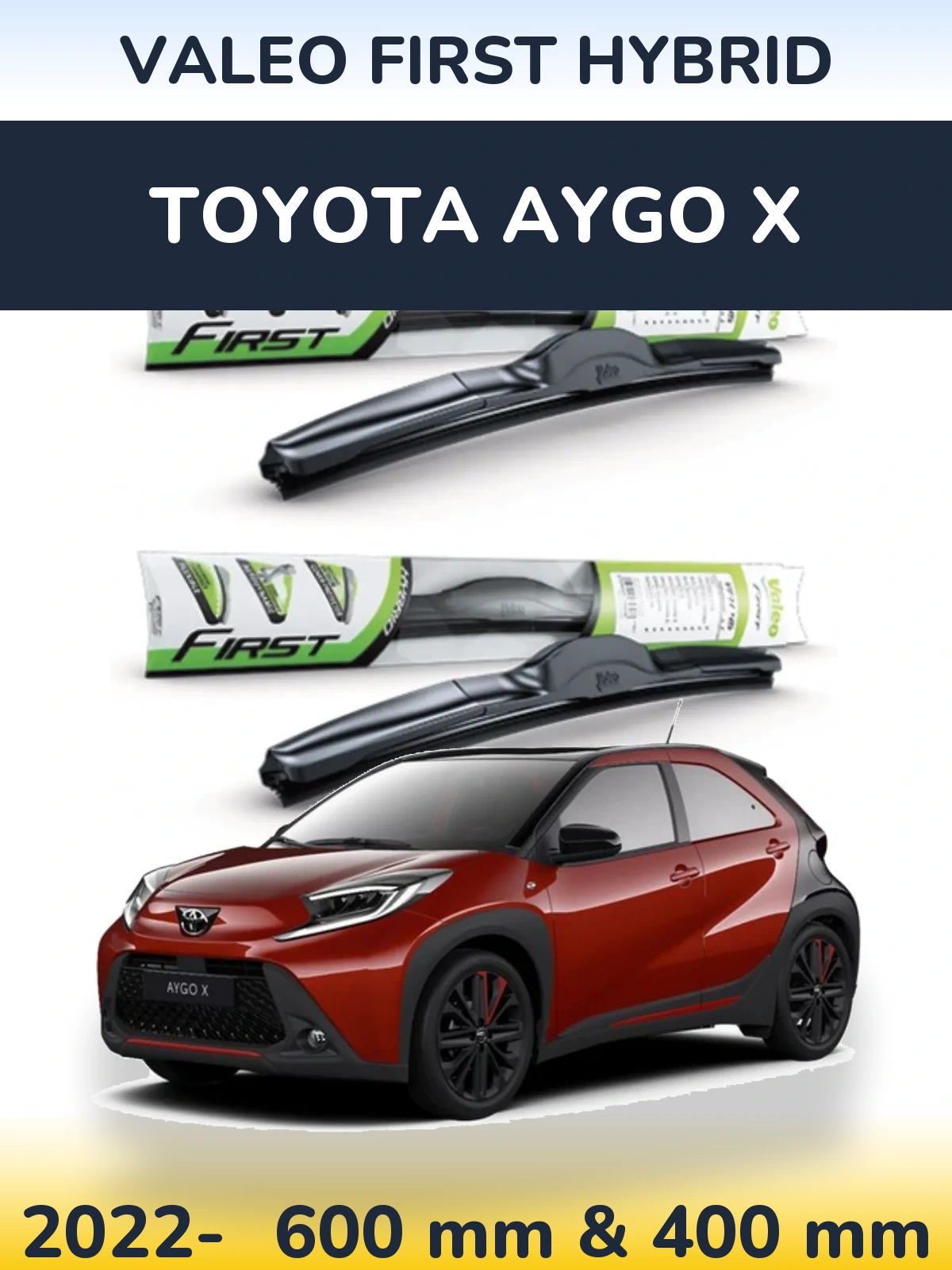 Torkarblad Valeo First Hybrid för Toyota Aygo X