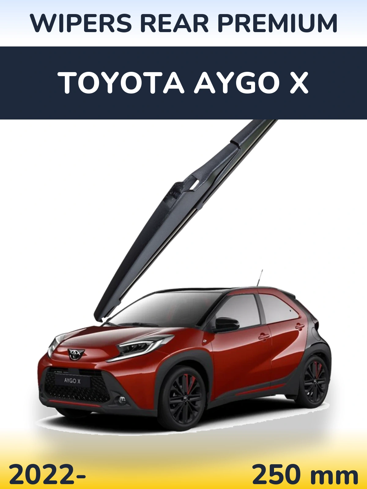 Torkarblad WIPERS REAR PREMIUM för Toyota Aygo X