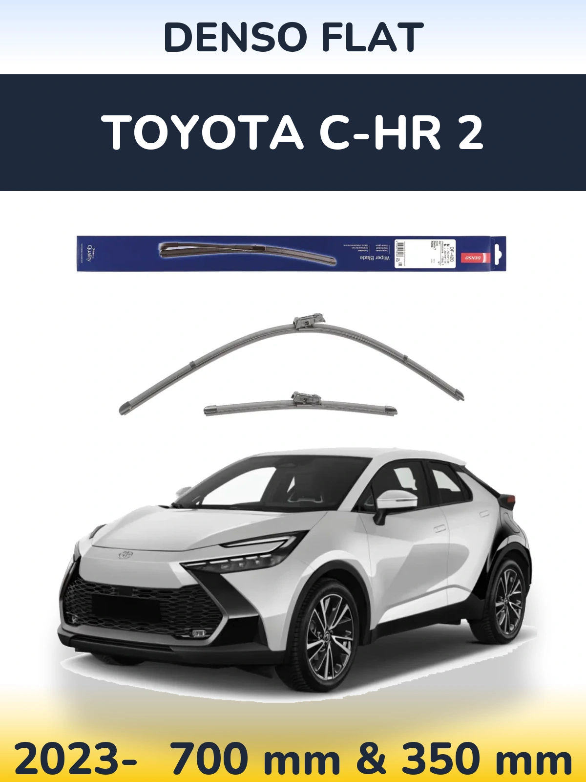 Torkarblad Denso Flat för Toyota C-HR 2