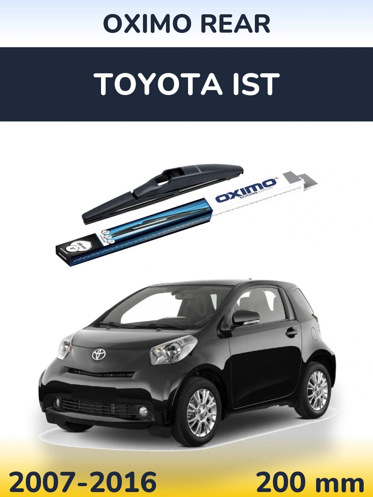 Задний дворник Oximo Rear 200 мм для Toyota Ist 2007-2016