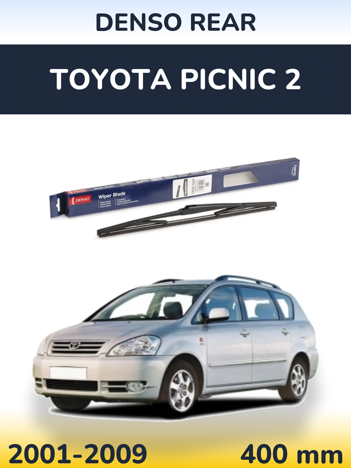 Torkarblad Denso Rear för Toyota Picnic 2