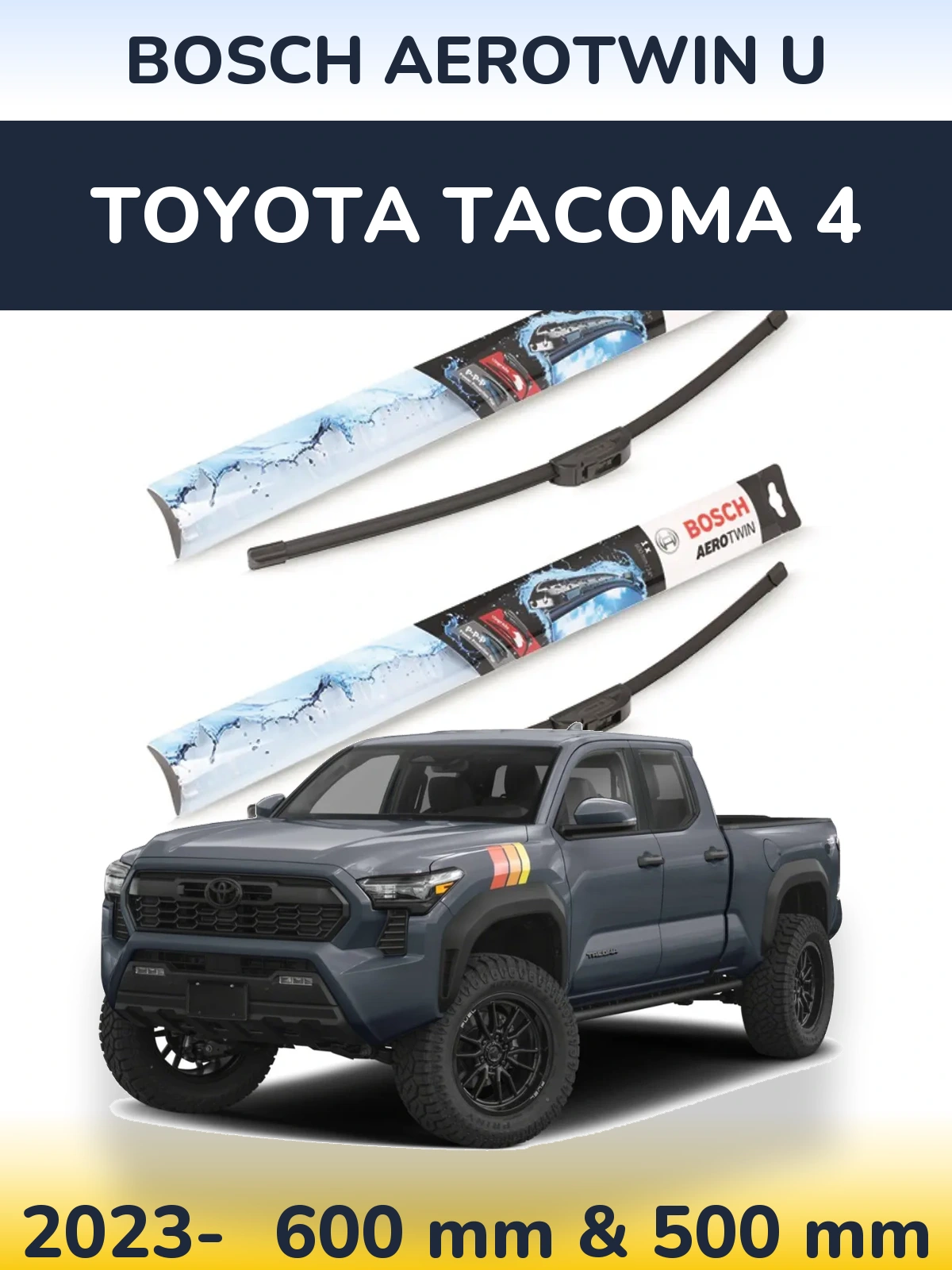 Torkarblad BOSCH AeroTwin U för Toyota Tacoma 4
