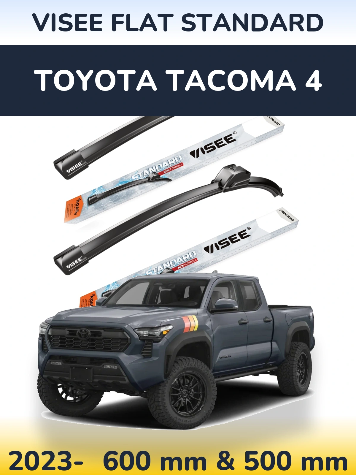 Torkarblad VISEE FLAT STANDARD för Toyota Tacoma 4