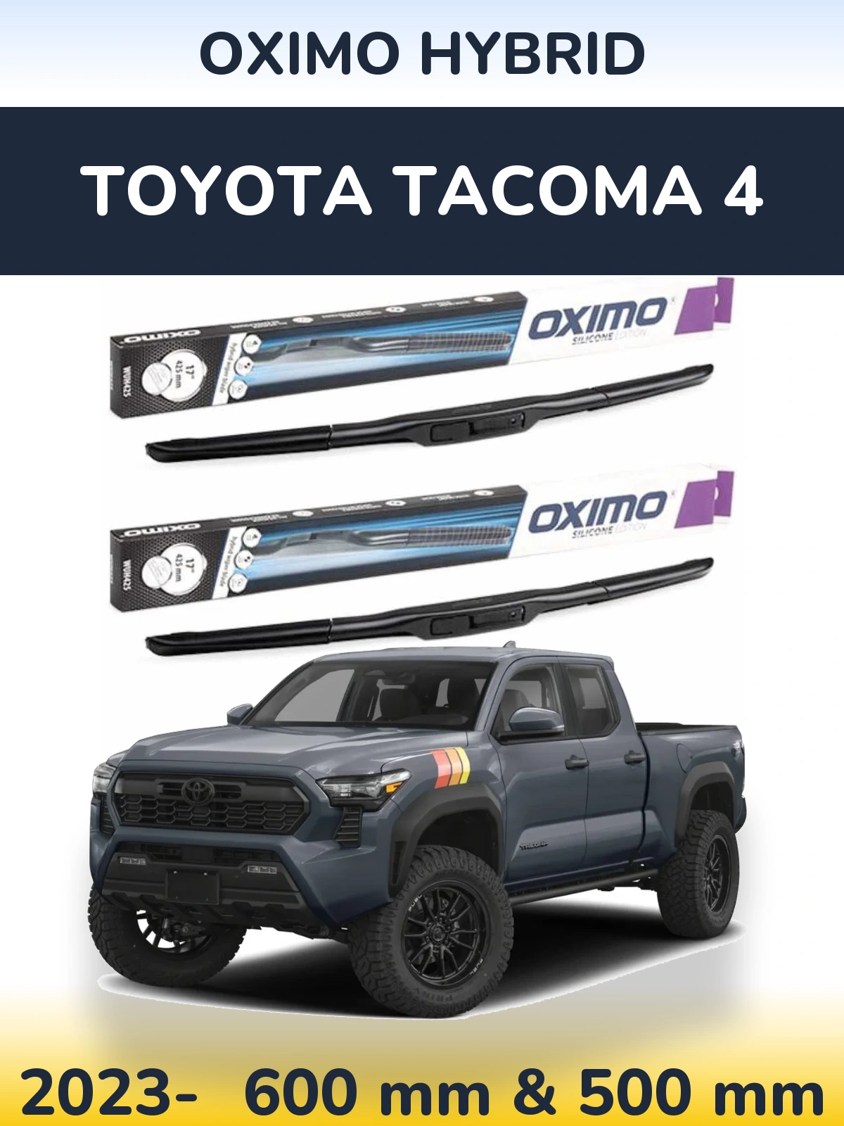 Torkarblad Oximo Hybrid för Toyota Tacoma 4