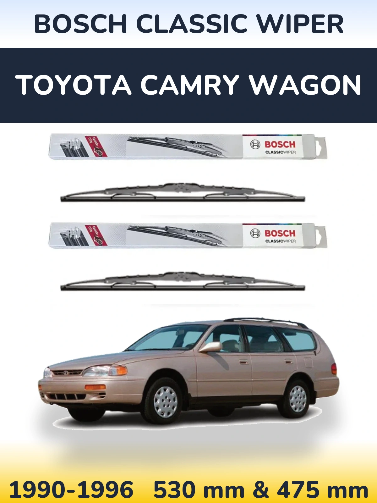 Torkarblad BOSCH Classic Wiper för Toyota Camry Wagon