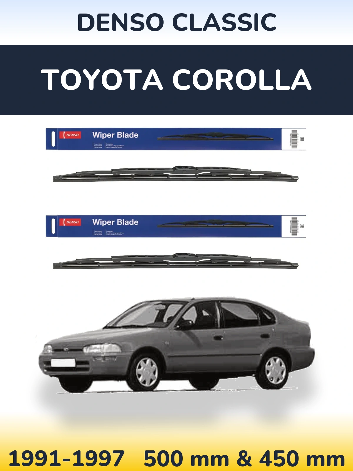 Torkarblad Denso Classic för Toyota Corolla