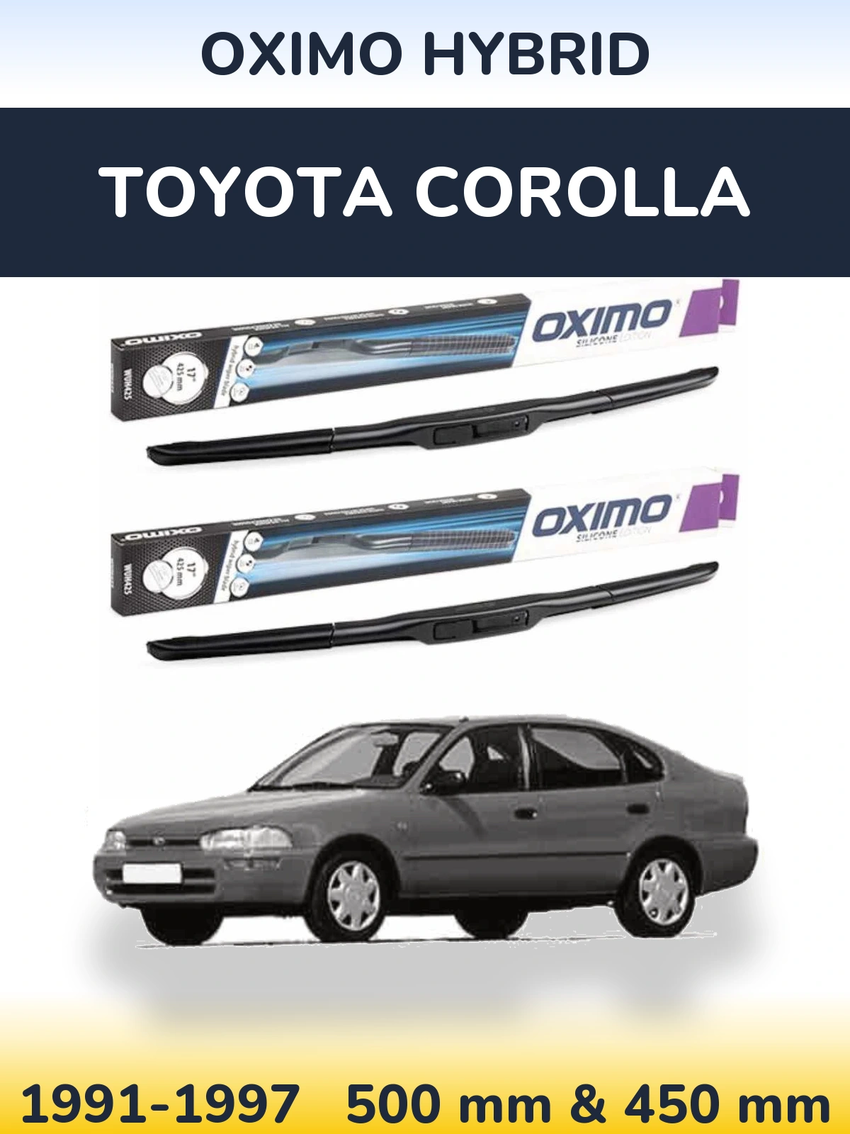 Torkarblad Oximo Hybrid för Toyota Corolla