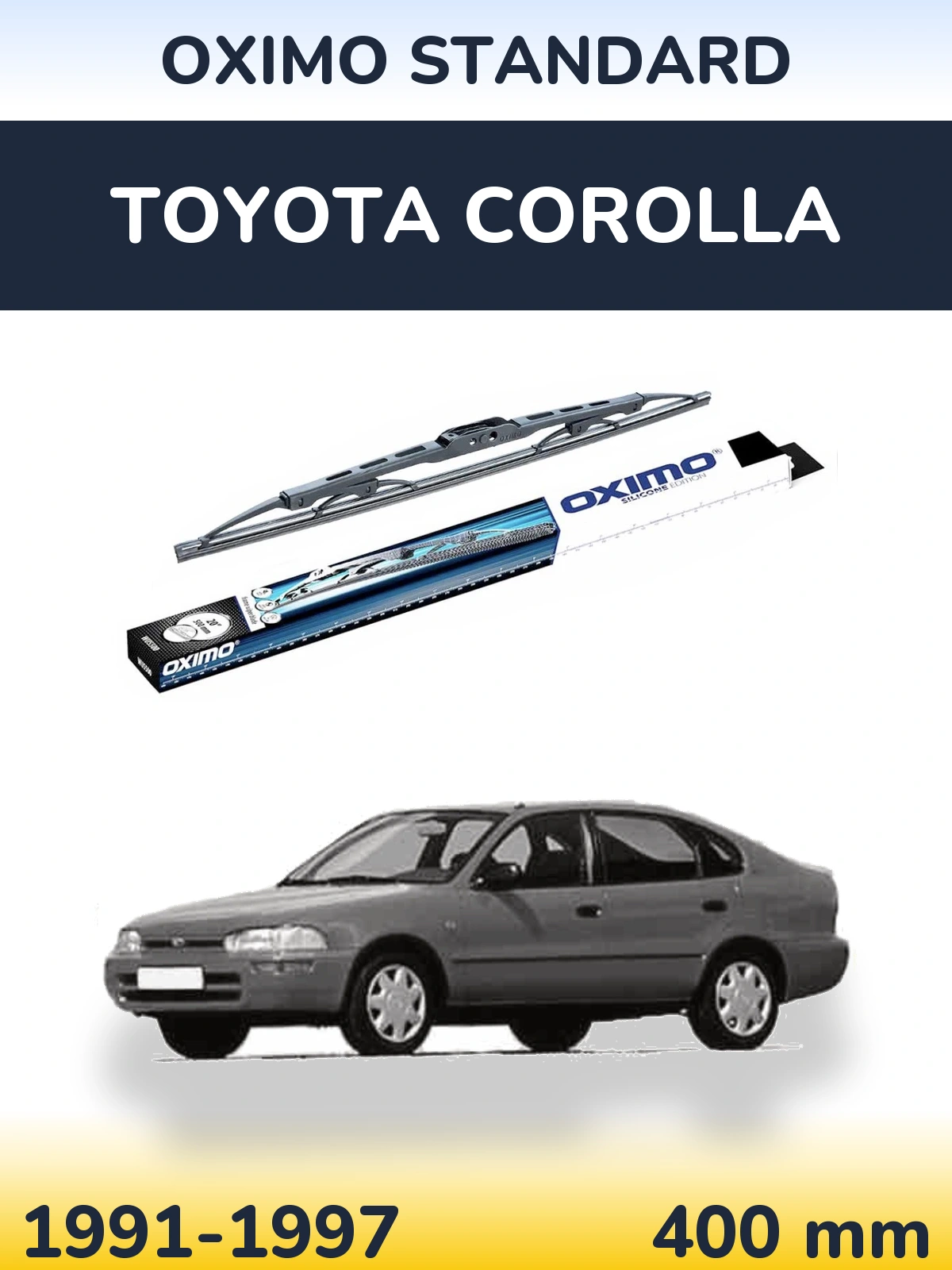 Torkarblad Oximo Standard för Toyota Corolla