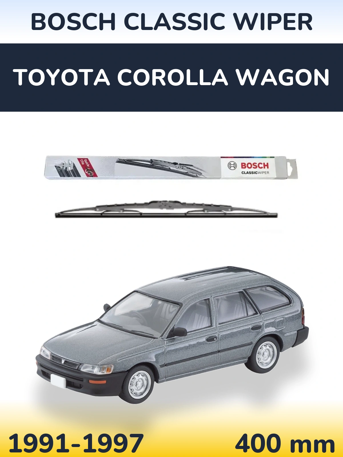 Torkarblad BOSCH Classic Wiper för Toyota Corolla Wagon