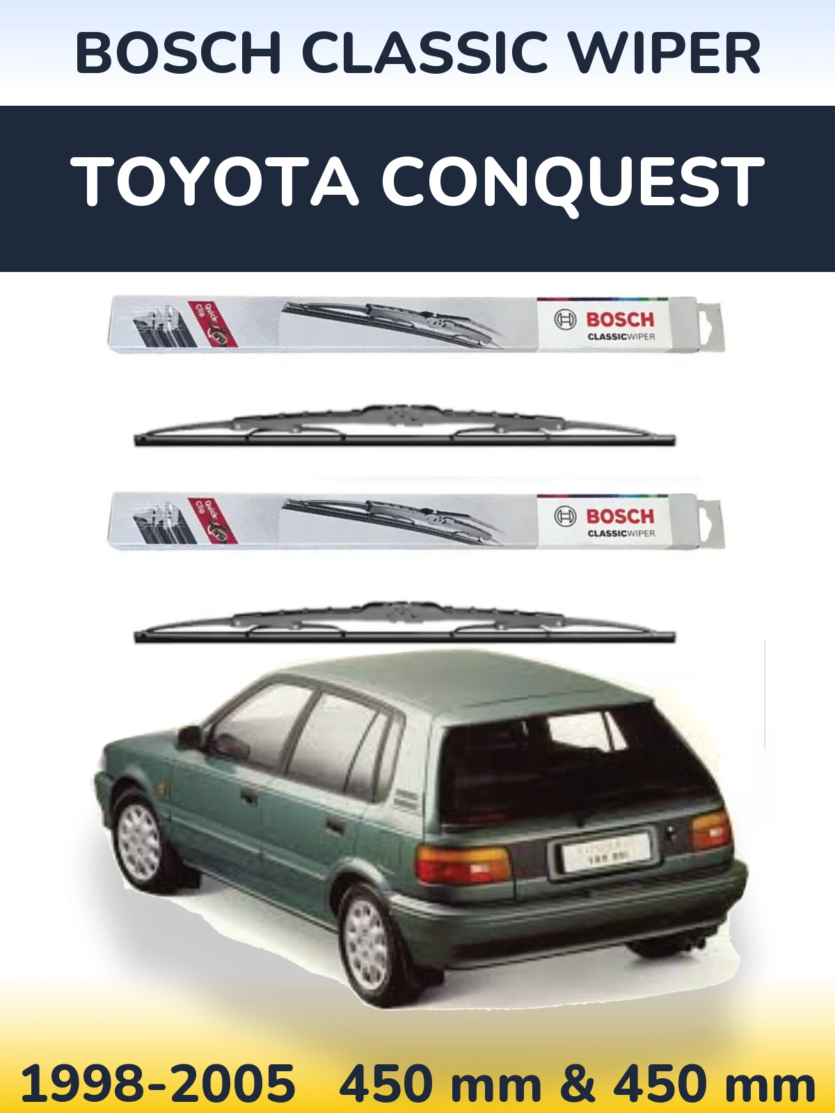 Torkarblad BOSCH Classic Wiper för Toyota Conquest