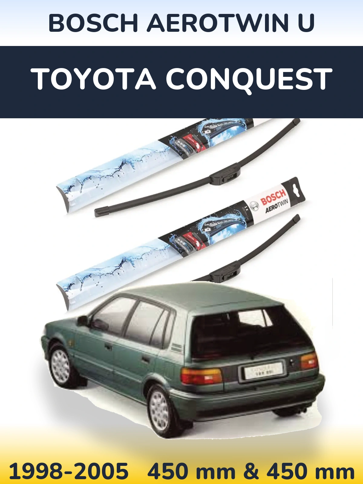 Torkarblad BOSCH AeroTwin U för Toyota Conquest
