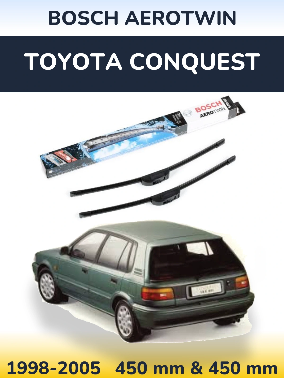 Torkarblad BOSCH AeroTwin för Toyota Conquest