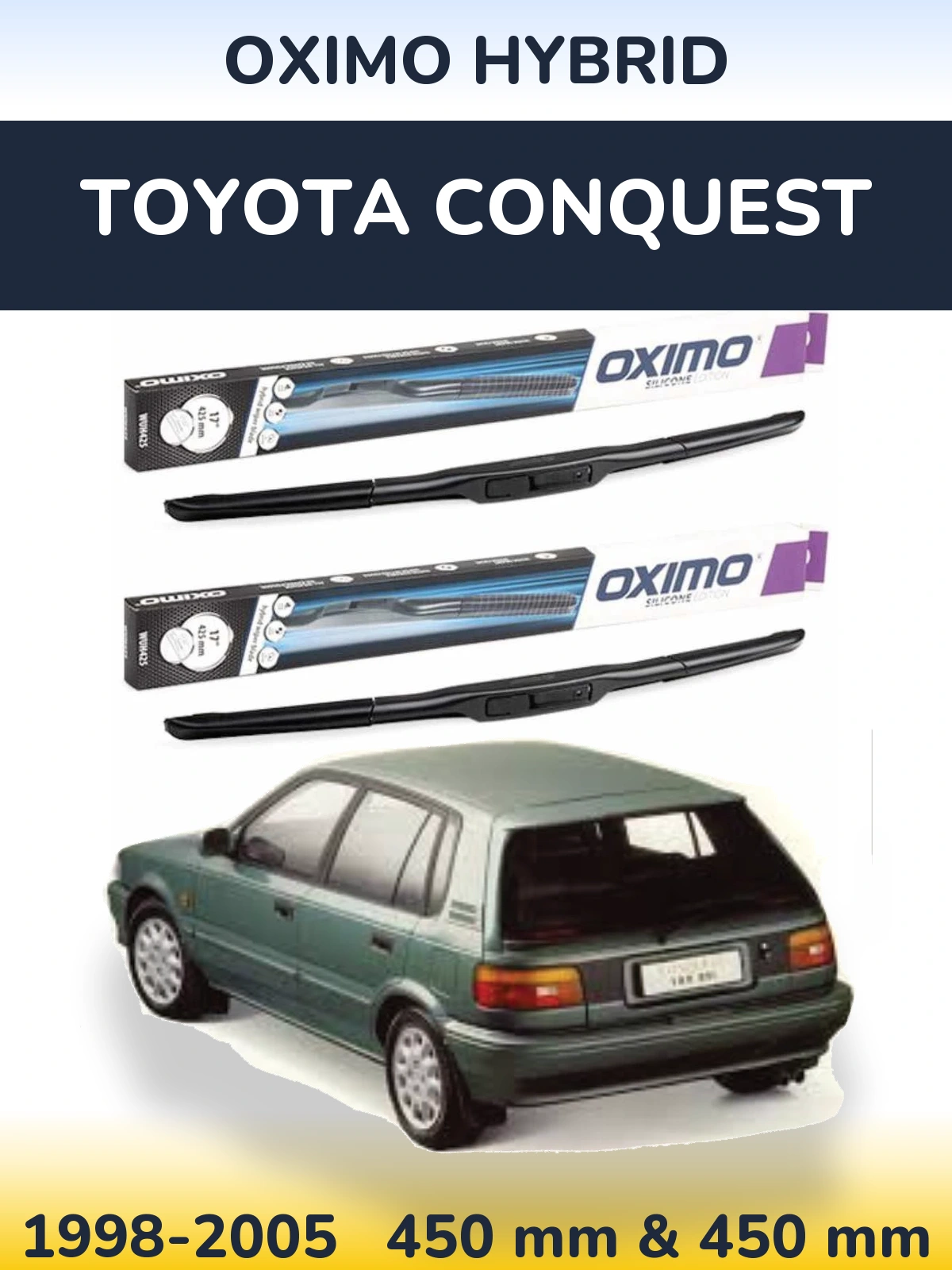 Torkarblad Oximo Hybrid för Toyota Conquest