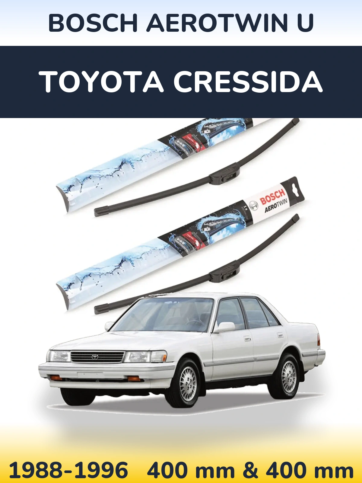 Torkarblad BOSCH AeroTwin U för Toyota Cressida
